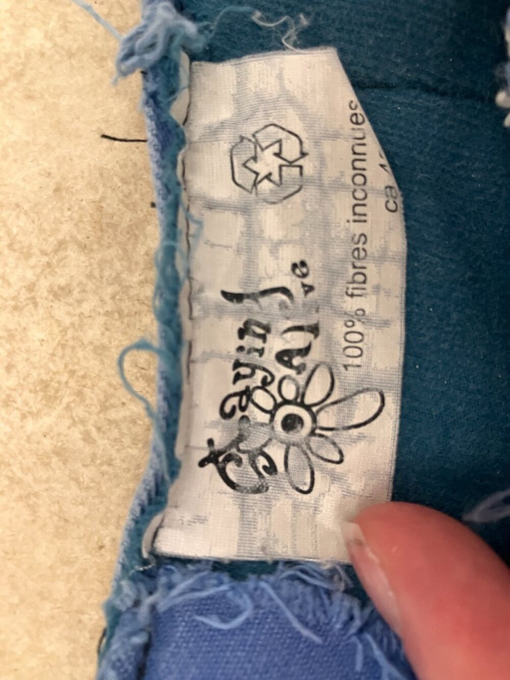 Staying Alive Montreal Upcycled Denim Patchwork Maxi Skirt | Y2K Denim | S/M - Picture 6 of 6